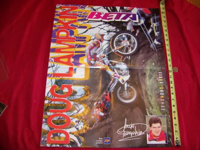 97 Beta Motorcycle Trials Poster Brochure Dougie Lampkin Techno Zero Cota Ty Mx