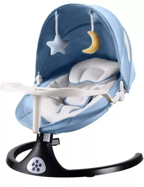 Baby Swing For Infants,5 Speed Bluetooth Rocker,3 Timer Setting For 0-12 Months