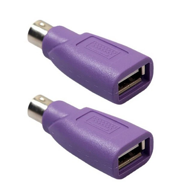 New Arrival 1PCS USB Female to for PS2 PS/2 Male Adapter Converter keyboard`