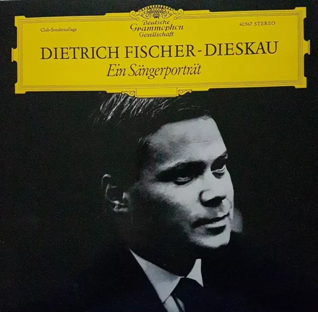 DIETRICH FISCHER-DIESKAU - Ein Sängerporträt - Vinyl 10" - Club Sonderauflage