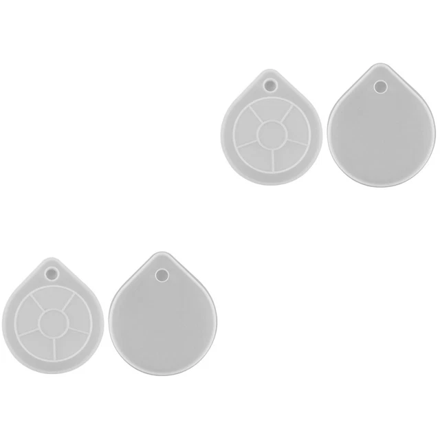 4 Pcs Untersetzer DIY Form Untersetzerform Aus Harz Geode Silikonform Kristall
