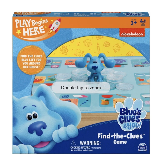 NICKELODEON BLUE'S CLUES Find The Clues Matching Board Game 3+ Kids NEW