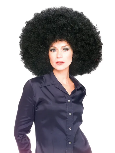Official Rubies Black Oversize Afro Wig