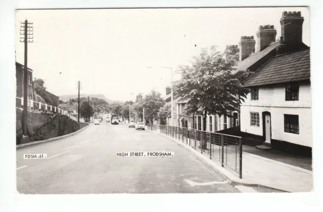 High Street Frodsham Cheshire c1965 Real Photograph Frith's Old Postcard