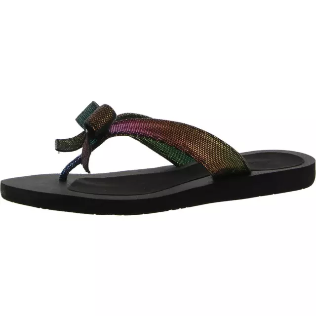 Guess Womens Tuta 3 Black Slip-On Thong Sandals Shoes 11 Medium (B,M) BHFO 0845