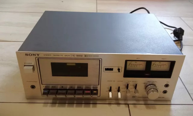 SONY TC-186SD Stereo Cassette Deck