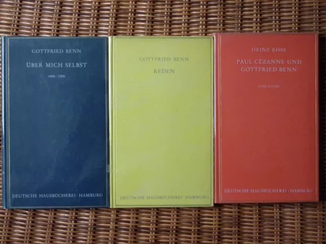 3 x Gottfried Benn Reden - Über mich selbst - Paul Cézanne und Gottfried Benn