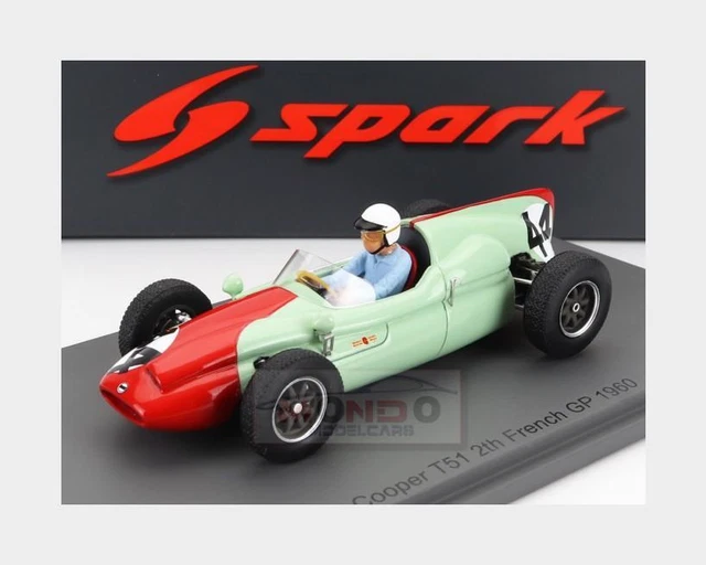 1:43 SPARK COOPER T51 #16 Gp Angleterre 1960 Masten Gregory S8054