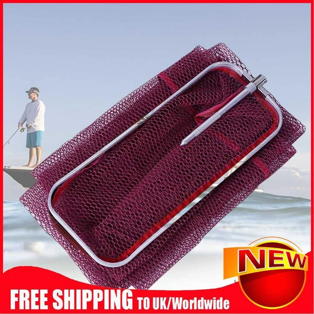 Fishing Landing Dip Net with Plastic Handle Portable Durable Outdoor Accessories