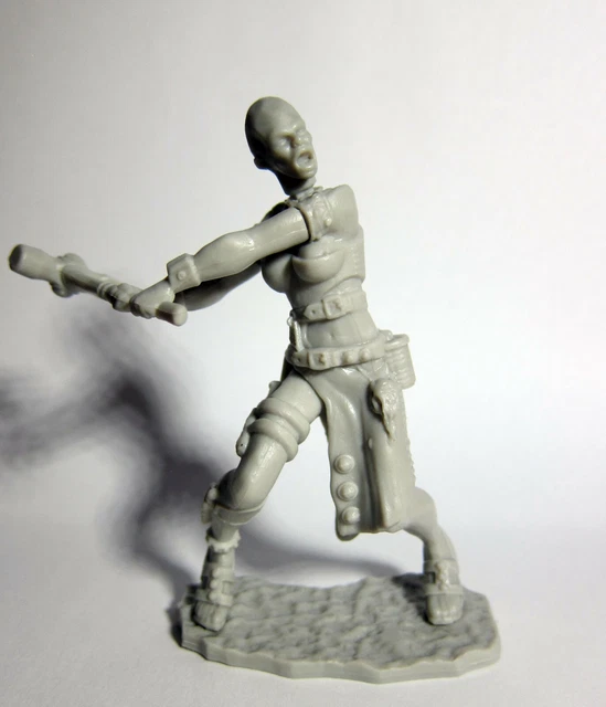 Reaper Miniatures Bandit Enforcer #77509 - Bones Unpainted D&D RPG Figure - View #4