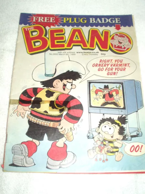 UK Comic Beano issue 2955 March 6th 1999