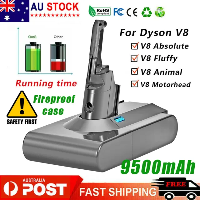 AU 21.6v Battery For Dyson V8 SV10 SV25 Absolute V8 Animal v8 Motorhead Vacuum