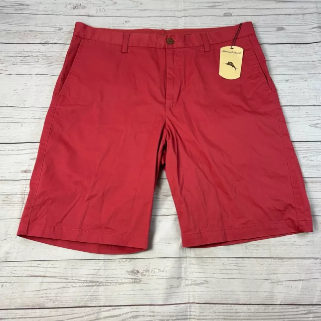 NEW TOMMY BAHAMA Coastal Key Red Casual Dress Lounge Shorts Men's Size ...