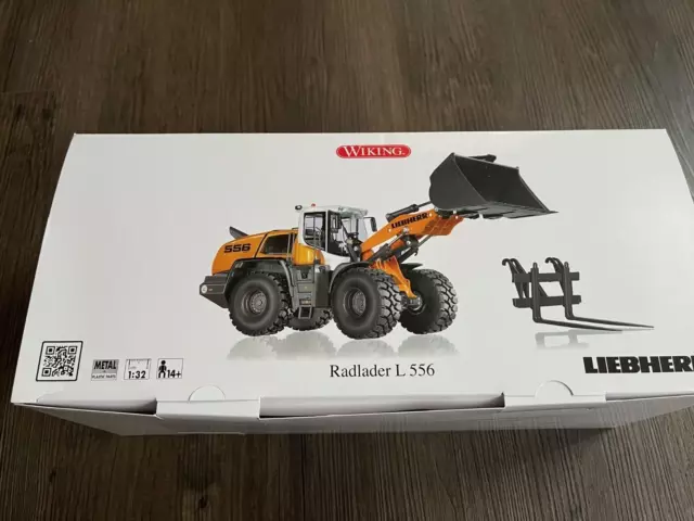 WIKING Liebherr Radlader L556 XPower M 1:32 077840, Baustellenfahrzeug - NEU OVP