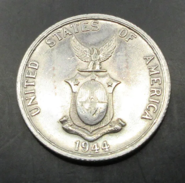 1944 - S Philippines - 50 Centavos - Silver Coin  - Lot#645