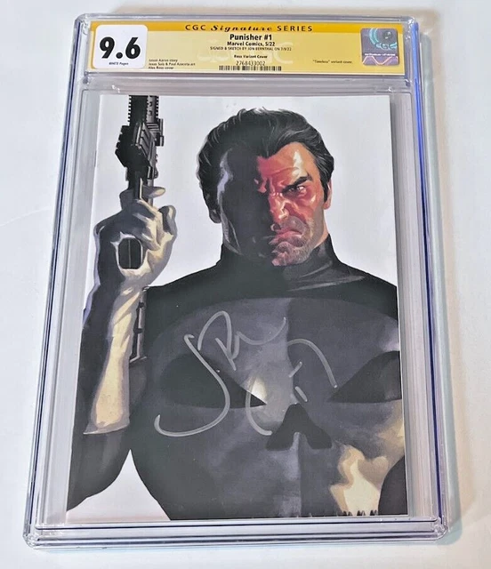 Marvel PUNISHER #1 CGC 9.6 ALEX ROSS TIMELESS VIRGIN VARIANT SIGNED JON BERNTHAL