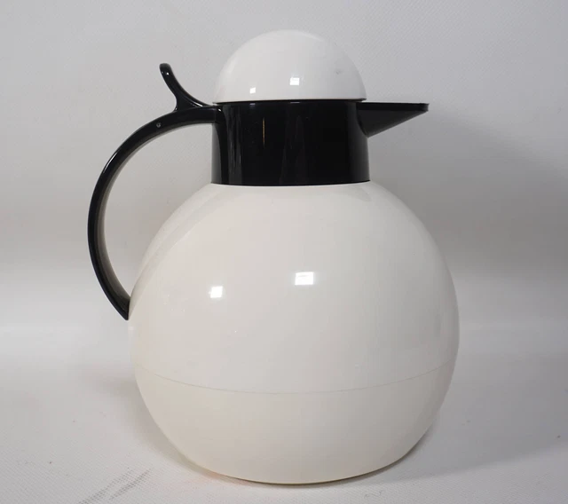 Vintage Originale Emsa Design Bistrò Thermos Bianco Nero