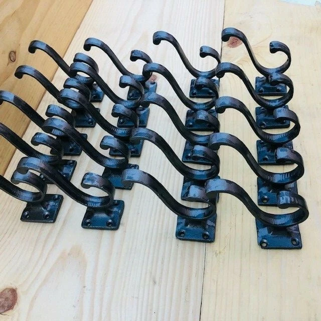 20 Cast Iron Vintage Style Coat Hooks Hat Hook Rack Hall Tree Restoration Hall