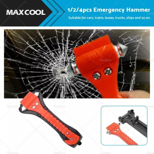 Window Glass Breaker Car Emergency Hammer Seat Belt Cutter Safety Escape Tool