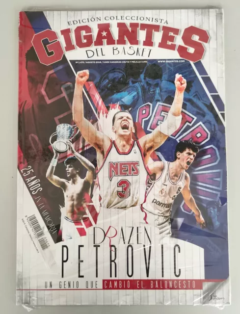 Revista Gigantes Del Basket, Especial Edition Drazen Petrovic Nets Madrid Mvp