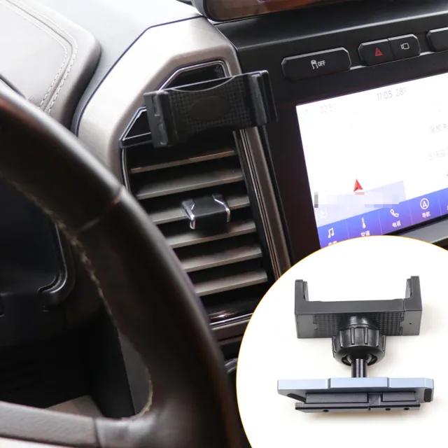 Air Vent Cell Phone Mount Bracket Aluminium Accessories For Ford F150 2017-2019