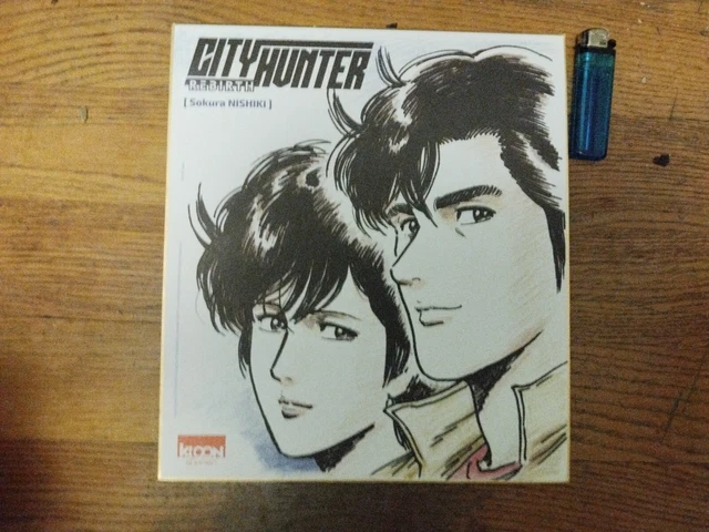 CITY HUNTER NICKY Larson Rebirth Shikishi RARE !! AB Dorothée Récré A2