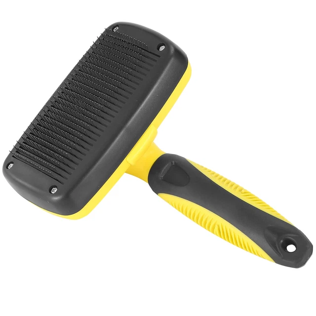 Pet Dog Cat Self Cleaning Slicker Brush Hair Grooming Remover Comb Shedding Tool 10
