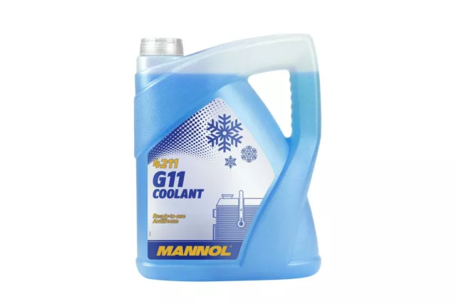 MANNOL G11 Blue Antifreeze Coolant Ready To Use  - 5L