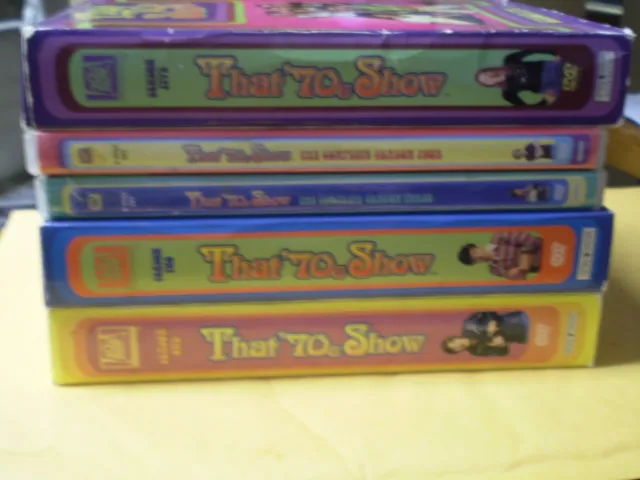 (5) That 70's Show Season DVD Lot: Seasons 1, 2, 3, 4 & 5   Ashton Kutcher