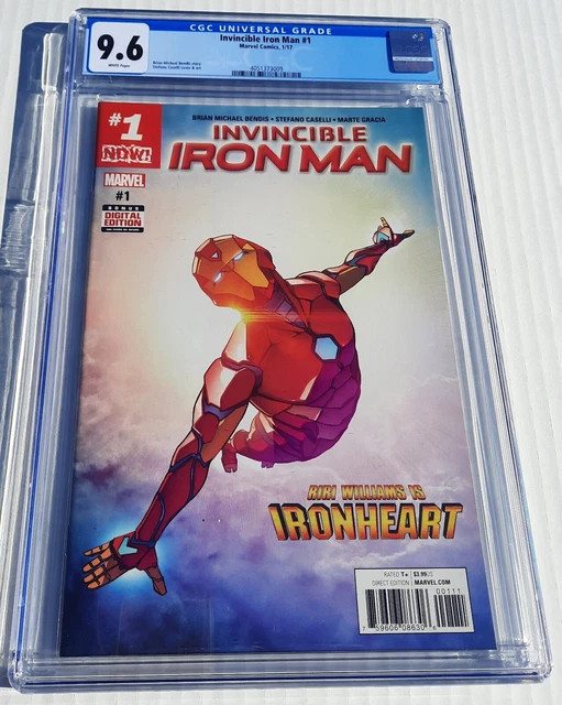 Invincible Iron Man #1 CGC 9.6 Marvel 2016 Riri Williams is Ironheart