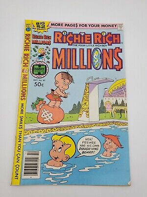 Vintage Comics Richie Rich Millions #97 1979 Harvey Comic Vintage Ads, Star Trek