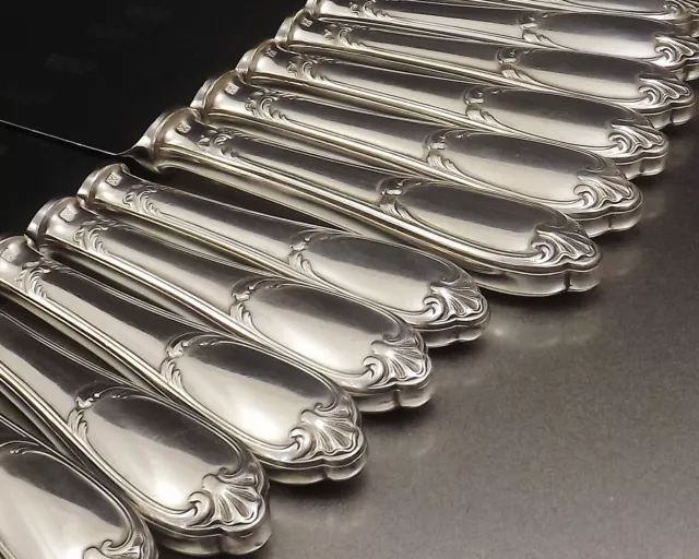 Manufrance Menagere De 24 Couteaux Louis Xv En Metal Argente Et Inox Vers 1950