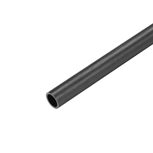 Tubo Redondo fibra carbono 5mm x 4mm x 200mm Tubos pultrusión fibra carbono