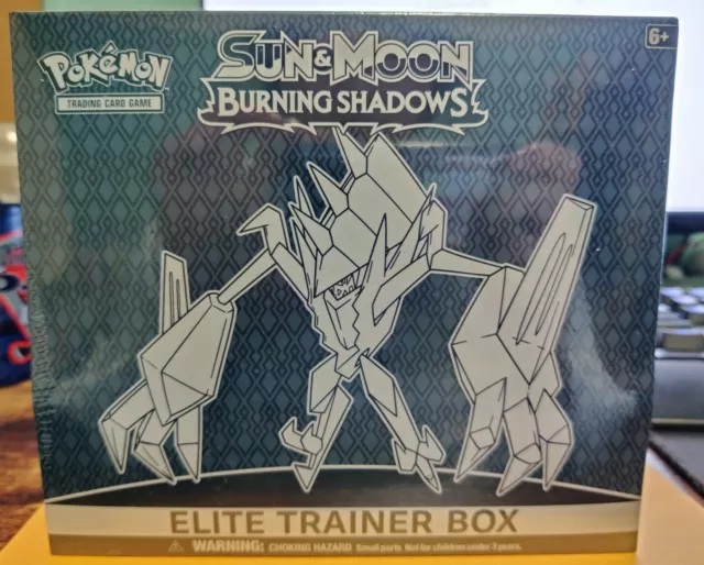 Pokemon TCG SM03 Sun & Moon Burning Shadows Sealed Elite Trainer Box