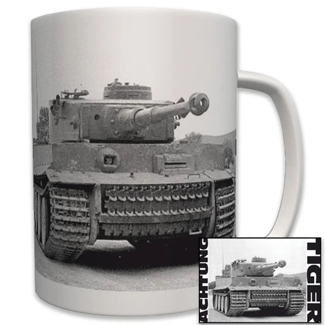 Lukas Wirp Tasse – Tiger Panzer Militärdruck, 0,33 L, Spülmaschinengeeignet