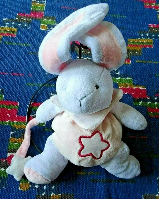 Np / Doudou Peluche Luminescent Lapin Rose Blanc Etoile Tbe
