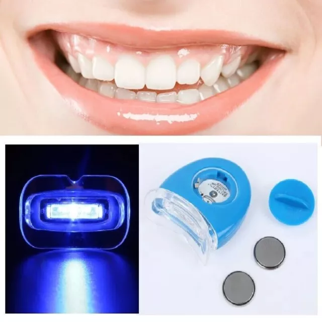 LED Professional Teeth Whitening Kit Tooth Whitener Bleach White Dental  Light~