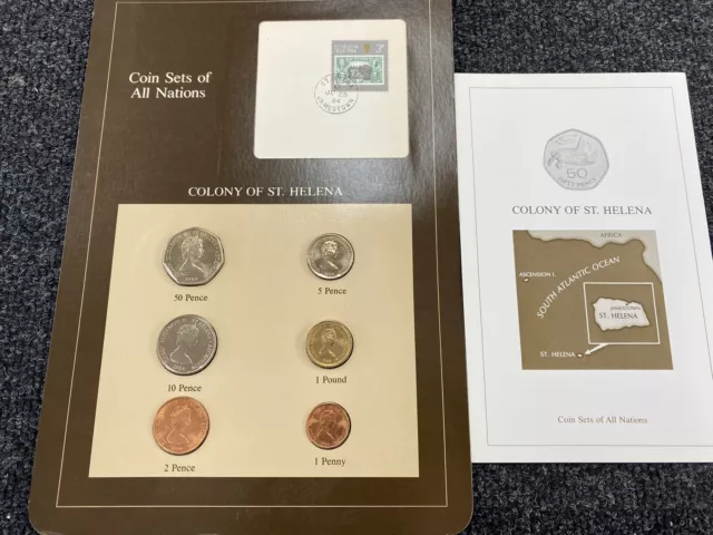 Coin Sets of All Nations - Colony of St. Helena (Mint & COA)