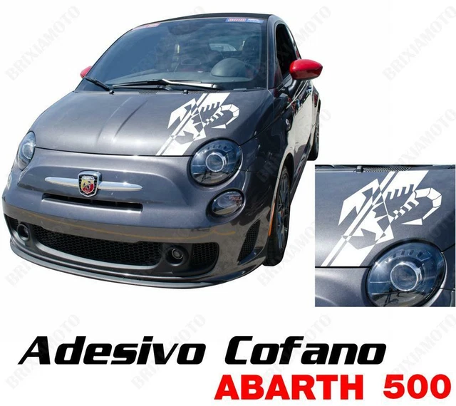 Autocollant Vinyle Logo Abarth Scorpion Pour Fiat Grande Punto, 500 - Fabriqué En Italie