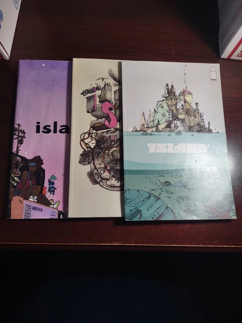 Island Image Comics Lot of 3 #1, #3, #5 Brandon Graham 2015 TPB