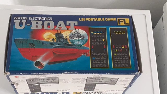 JOUET VINTAGE BANDAI ELECTRONICS 1982 FL U-BOAT EN BOITE Fonctionne 2