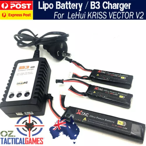 Upgrade 11.1v/7.4v Lipo Battery Gearbox Motor Gel Blaster LeHui JINGMING Gen 8