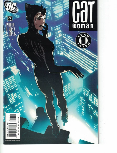 Cat Woman #53 May 2006 Vol.3 Variant Cover By Adam Hughes Dc Comics