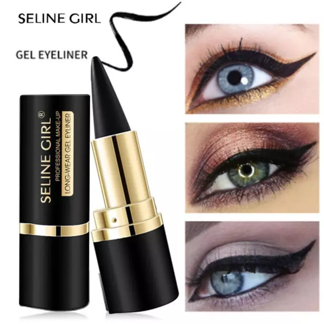 Makeup Eyeliner Thick Eyeliner Gel Pen Black Eye Liner Pencil Cream Eye B6X1