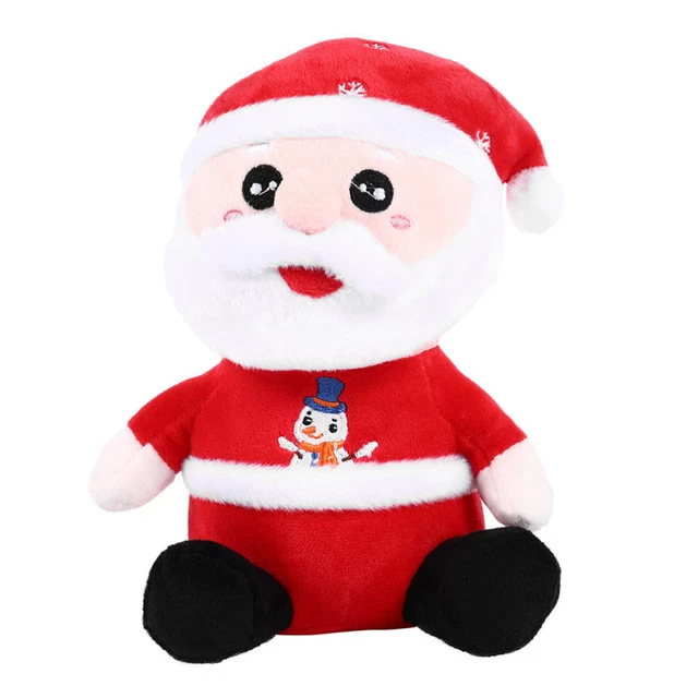 Muñeca de Navidad PP algodón peluche de Navidad bonito cojín rojo
