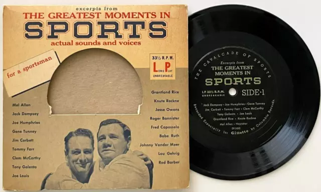 The Greatest Moments In Sports EP 33 PS Babe Ruth Lou Gehrig Mel Allen Knute ++