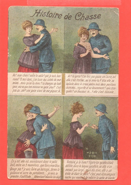Cpa-Guerre 14/18-Ww1-Militaire-Piou Piou-Bidasse-Patriotique-Poilu- N° 10-12