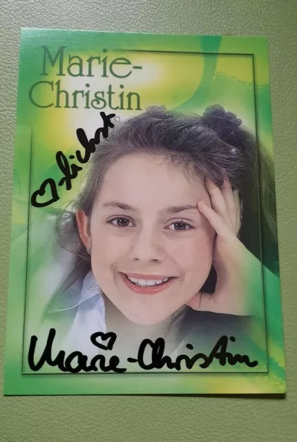 Marie Christin Autogrammkarte Original Signiert