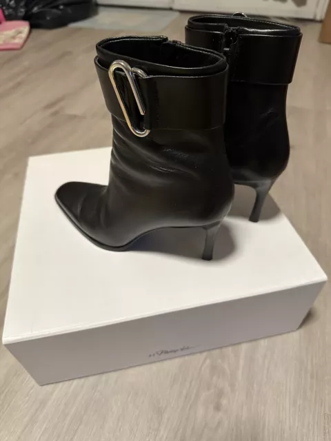 3.1 Phillip Lim Alix Leather Ankle Boots - Pre Owned With Box