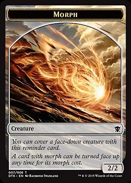 MTG - Morph Token, Dragons of Tarkir